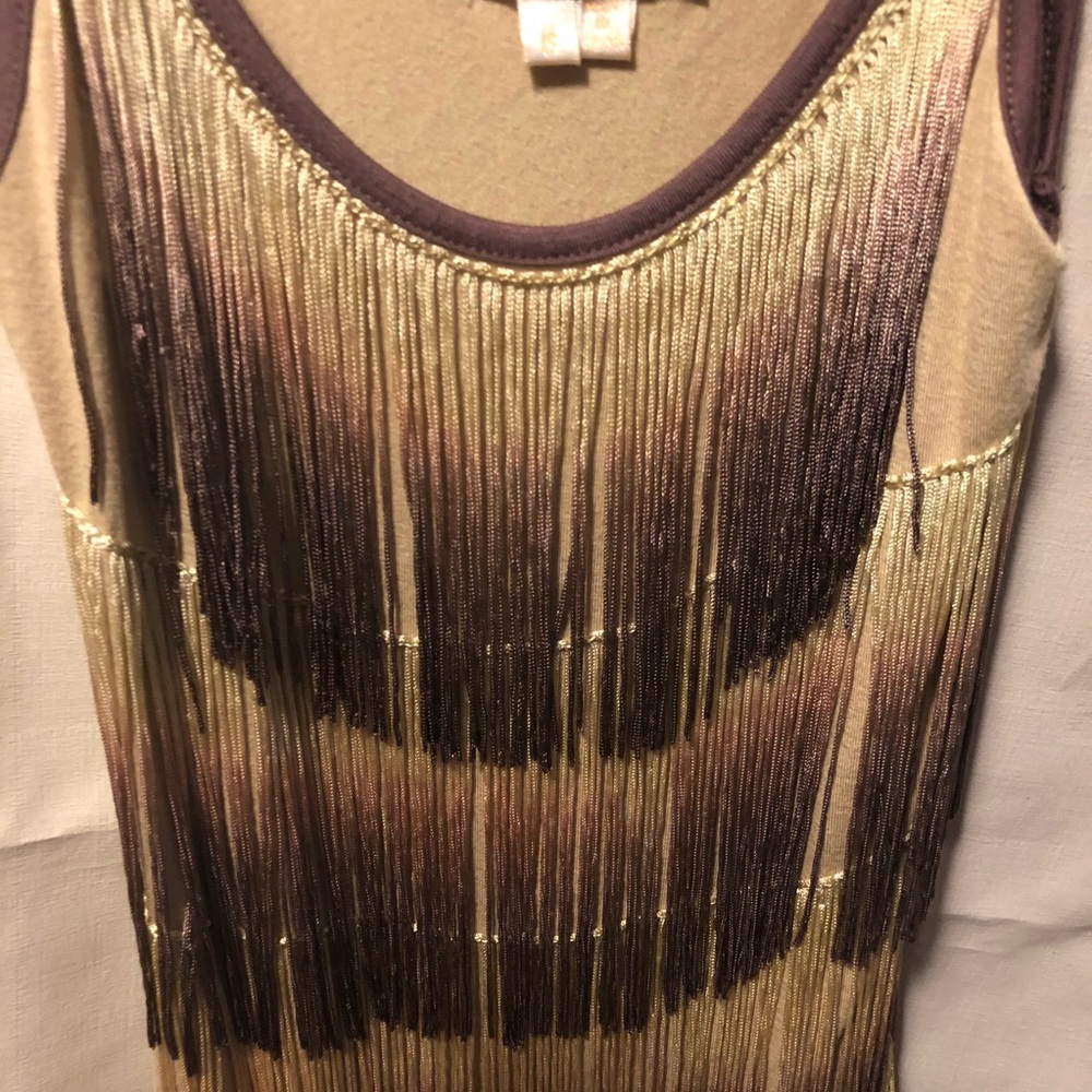 Solemio Fringe Shirt Size Small